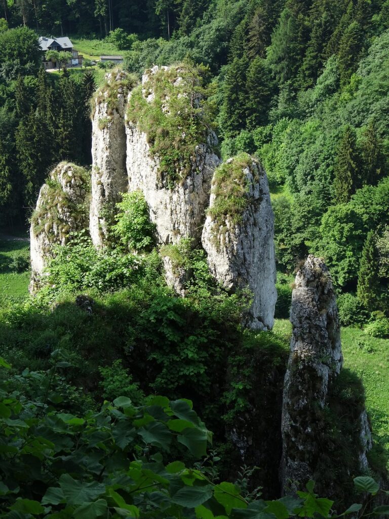 fathers, poland, rock mitt, landscape, the national park